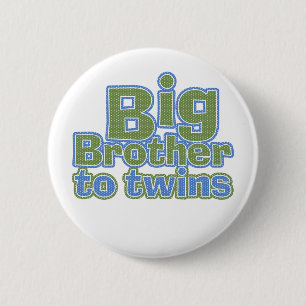 Großer Bruder - Zwillinge Button