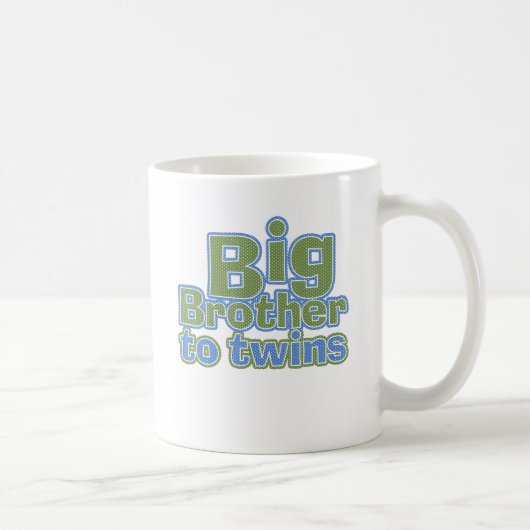 Großer Bruder - Zwillinge Kaffeetasse (Rechts)