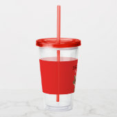 Großer Bruderoder kleiner BruderRaccoon Acryltrinkbecher (Rechts)