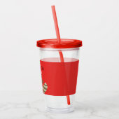 Großer Bruderoder kleiner BruderRaccoon Acryltrinkbecher (Links)