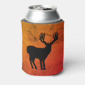 Großer Buckel mit Big Horns Silhouette Dosenkühler (Kanne Rückseite)