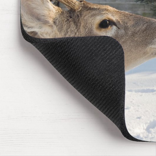 großer Buckel und Schneemann Mousepad (Ecke)