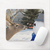 großer Buckel und Schneemann Mousepad (Mit Mouse)