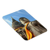 Grosser Buddha in Ayutthaya, Thailand Magnet (Rechte Seite)