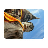 Grosser Buddha in Ayutthaya, Thailand Magnet (Horizontal)