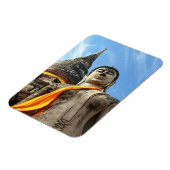 Grosser Buddha in Ayutthaya, Thailand Magnet (Linke Seite)