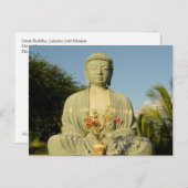 Großer Buddha in Lahaina Jodo Mission Postkarte (Vorne/Hinten)