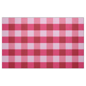 Großer Büffel-Karo, Erdbeerrosa und Rot Stoff (Fat Quarter (45,7 x 55,9 cm))