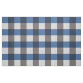 Großer Büffel-Karo, grau/Grau und Blau Stoff (Fat Quarter (45,7 x 55,9 cm))
