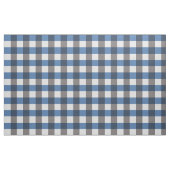 Großer Büffel-Karo, grau/Grau und Blau Stoff (Yard (91,4 cm))