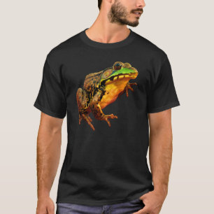 Großer Bullfrog-Dunkel-T-Shirt T-Shirt
