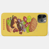 Großer Burger individuelle Name Case-Mate iPhone Hülle (Rückseite (Horizontal))