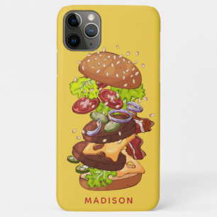 Großer Burger individuelle Name Case-Mate iPhone Hülle