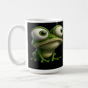 Grosser Cartoon-Frosch Kaffeetasse