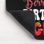 Großer Cousin der Beere erster Geburtstag Mädchen Mousepad (Ecke)
