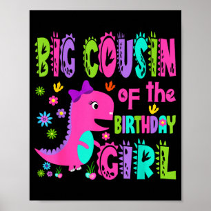 Großer Cousin des Geburtstagsmädchens Saurus Rex Poster