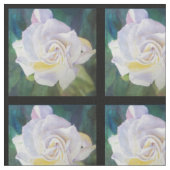 Großer cremefarbener Gardenia Stoff (Nahaufnahme)