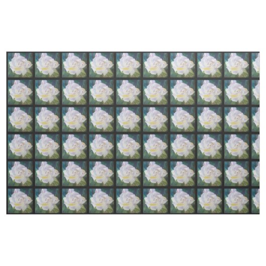 Großer cremefarbener Gardenia Stoff (Fat Quarter (45,7 x 55,9 cm))