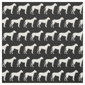 Großer Dan Hund Silhouette Stoff (Muster)