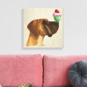 Großer Dan und Cupcake Leinwanddruck (Insitu (Wohnzimmer))