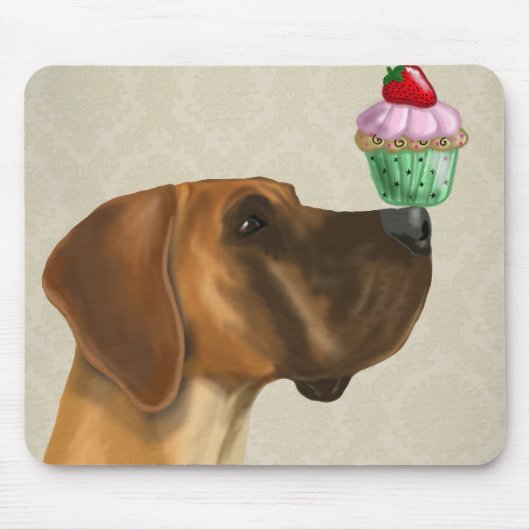 Großer Dan und Cupcake Mousepad (Vorne)