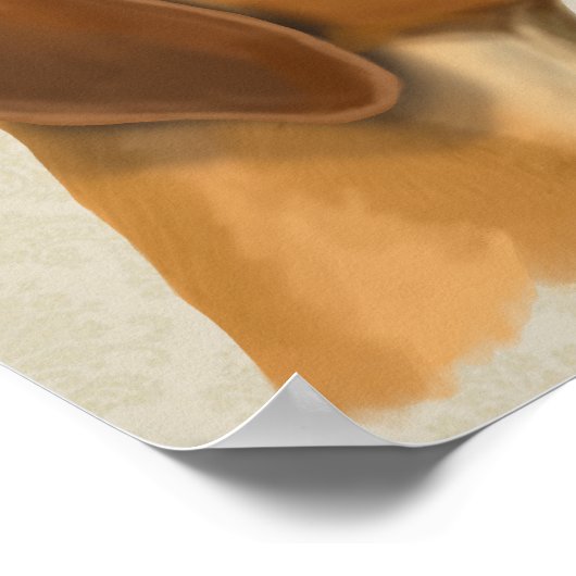 Großer Dan und Cupcake Poster (Ecke)