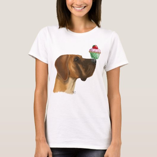Großer Dan und Cupcake T-Shirt (Vorderseite)