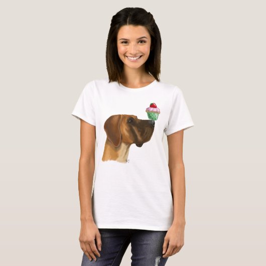 Großer Dan und Cupcake T-Shirt (Vorne ganz)