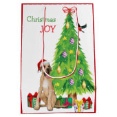 Großer Dan, Vogel und Weihnachtsbaum Mittlere Geschenktüte (Rückseite)