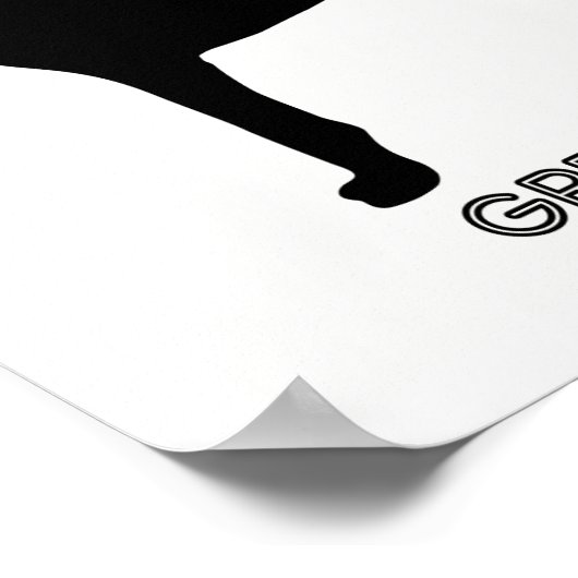 Großer Dance Print Poster (Ecke)