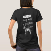 Großer Däne-Glitzer T-Shirt (Rückseite)