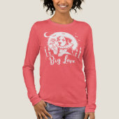 Großer Däne "GROSSE LIEBE" Tri-Blend Shirt (Vorderseite)