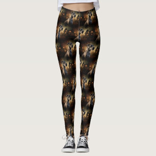 Großer Däne Halloween Gruselig Leggings