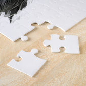 Großer Däne Hund am Herztag Valentinstag Puzzle (Seite)