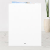 Großer Dane Hund im Schnee Weihnachtshundehaus Karte (Rückseite)