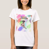 Großer Dane Hund wünscht Glück im neuen Jahr T-Shirt (Vorderseite)