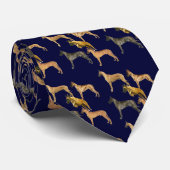 Großer Däne-Krawattencollage 1 Krawatte (Gerollt)