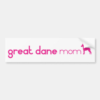 Großer Däne-Mama Autoaufkleber