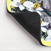 Großer Dane Pup in Daffodils Merle Mousepad (Ecke)