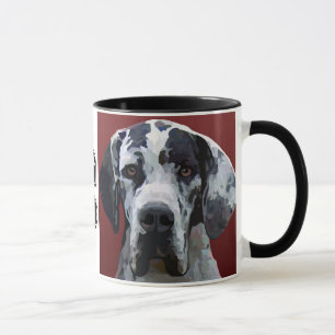 Großer Däne schöne Harly Tasse