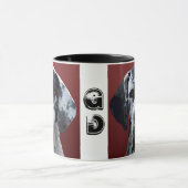 Großer Däne schöne Harly Tasse (Zentrum)