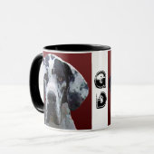Großer Däne schöne Harly Tasse (Vorderseite Links)