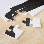 Großer Däne-Silhouette Puzzle (Seite)