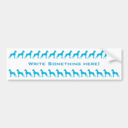 Großer Dane Sticker Autoaufkleber (Vorne)