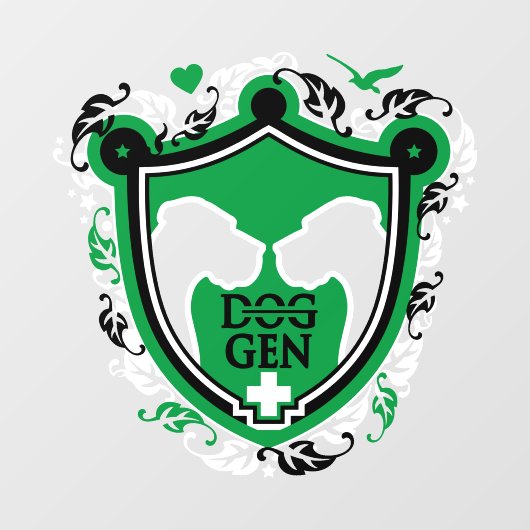 Großer Dane-Sticker / Kleben Fensteraufkleber (Blatt)