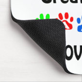 Großer Dane-Walking-Entwurf Mousepad (Ecke)