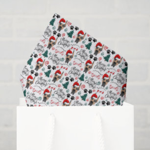 Großer Däne Weihnachten Seidenpapier