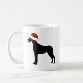 Großer Däne-Weihnachtsmannmütze Kaffeetasse (Links)