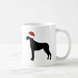 Großer Däne-Weihnachtsmannmütze Kaffeetasse