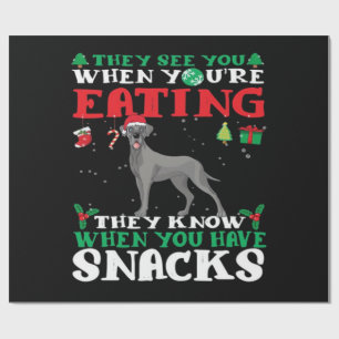 Großer Däne Weihnachtsspaß Classic T-Shirt Geschenkpapier